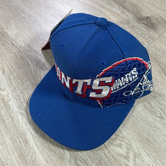 VTG Sports Specialties New York Giants Snapback Hat NWT NFL Blue Wool Cap - Picture 8 of 8